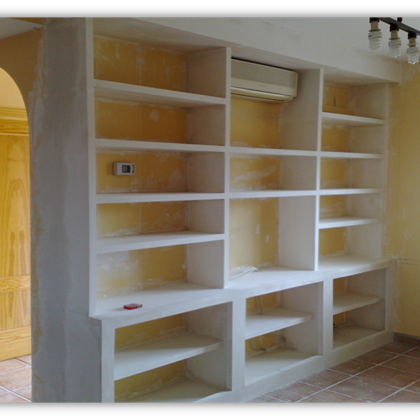 Mueble de escayola o PYL pladur en Granada